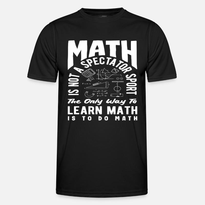 Math Teacher Math Gift - Men's Functional T-Shirt - black