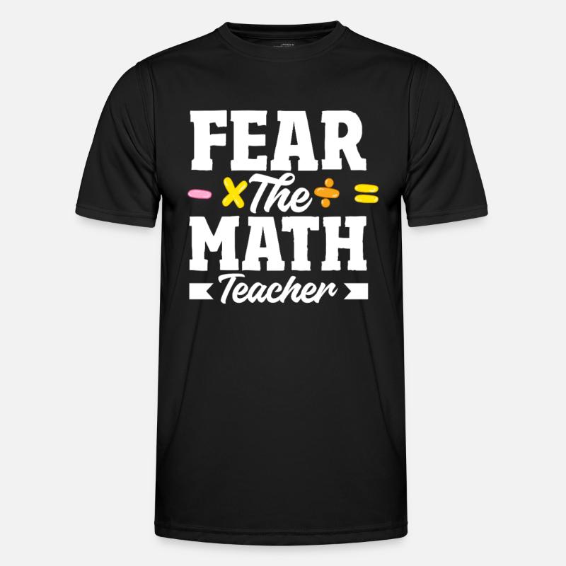Math Teacher Math Gift - Men's Functional T-Shirt - black