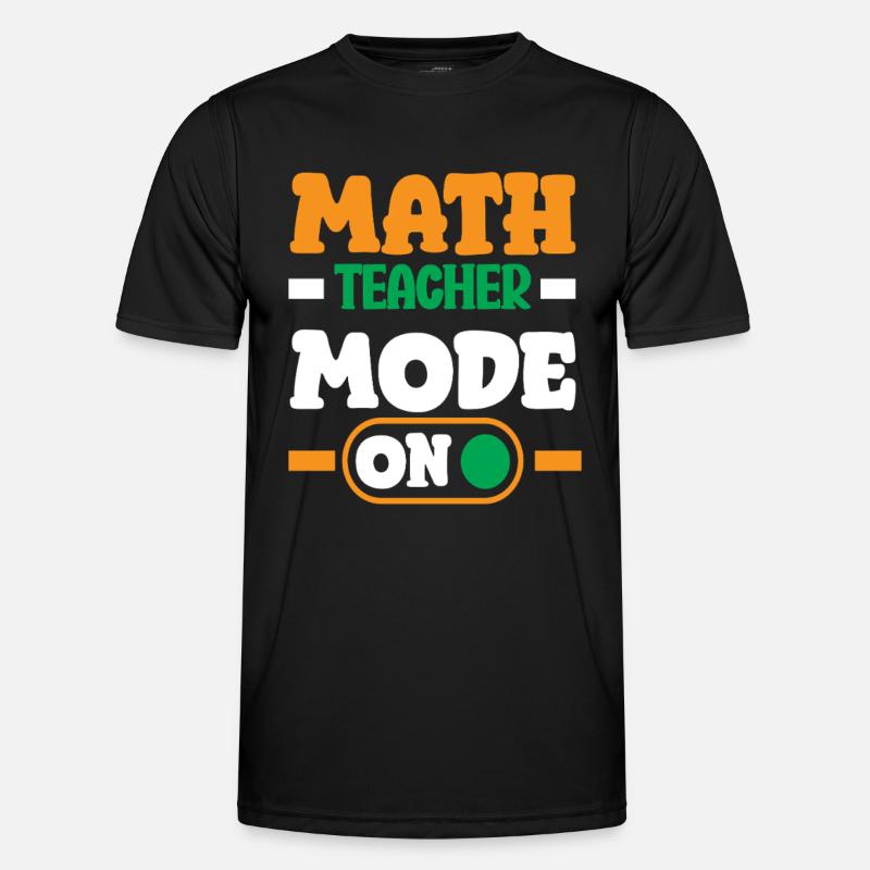 Math Teacher Math Gift - Men's Functional T-Shirt - black