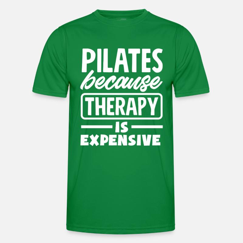 Pilates because therapy is expensive Men's Functional T-Shirt