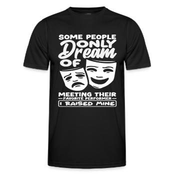 Musicals Für Musical Lover Mit Leidenschaft - Männer Funktions-T-Shirt - Schwarz - Vorne - AI Model Male 178 dark (178cm)