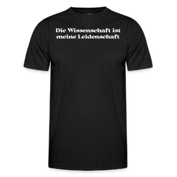 Wissenschaft - Die Wissenschaft ist meine - Männer Funktions-T-Shirt - Schwarz - Vorne - AI Model Male 178 dark (178cm)
