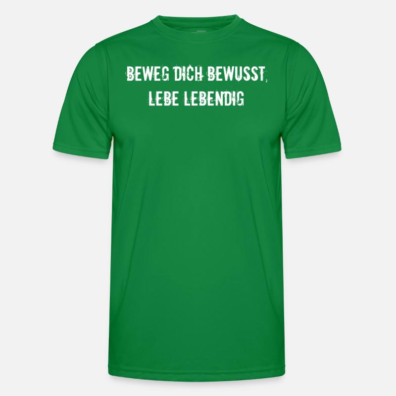 Pilates - Beweg dich bewusst, lebe lebendig Männer Funktions-T-Shirt
