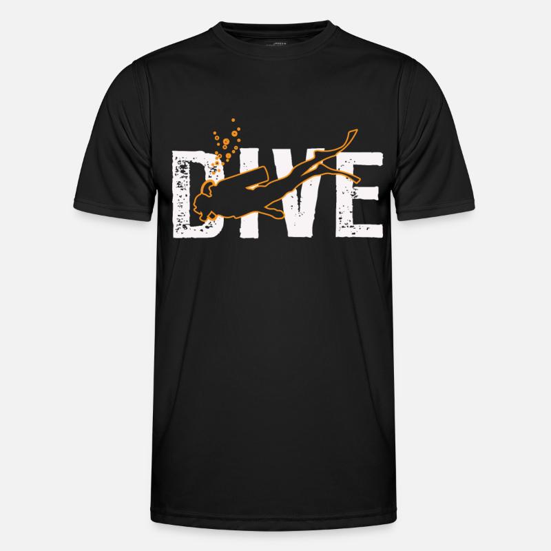 diving - Men's Functional T-Shirt - black