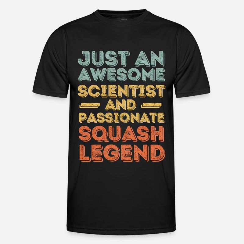 Scientifique Squash rétro T-shirt sport Homme