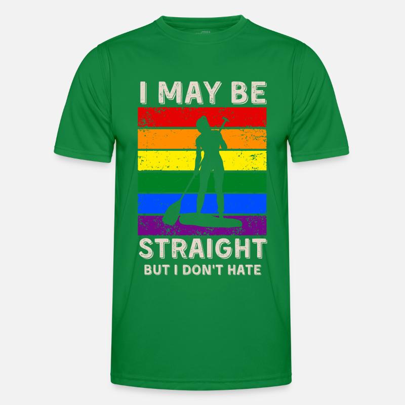 Paddleboard LGBT Rights Men's Functional T-Shirt
