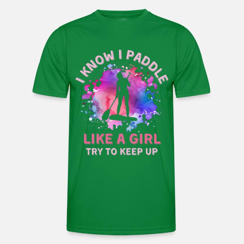 Frauen Paddleboard Mädchen Männer Funktions-T-Shirt