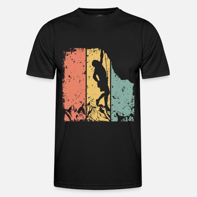 Escalade rétro T-shirt sport Homme