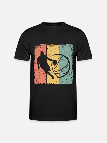 Basketball retro - Men's Functional T-Shirt - black