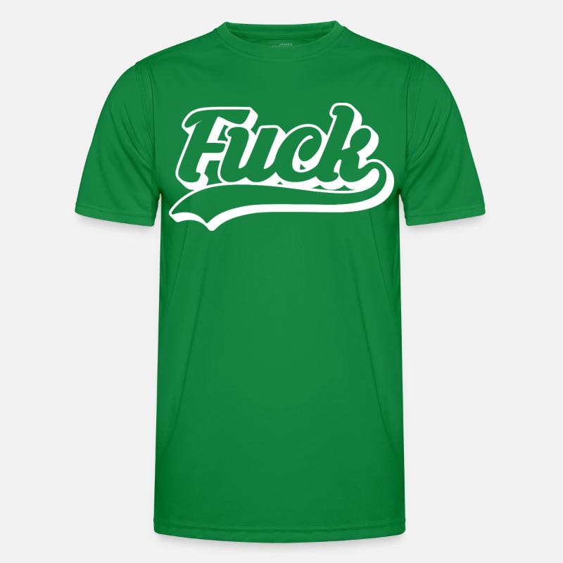 Fuck Retro Script Men's Functional T-Shirt
