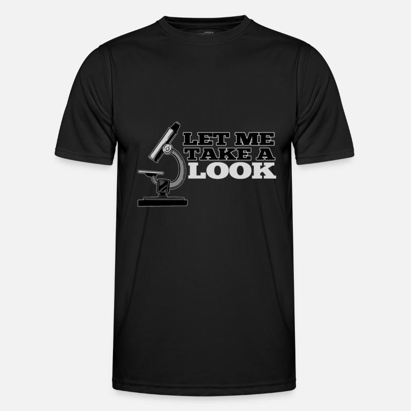 Chemist microscope Men's Functional T-Shirt