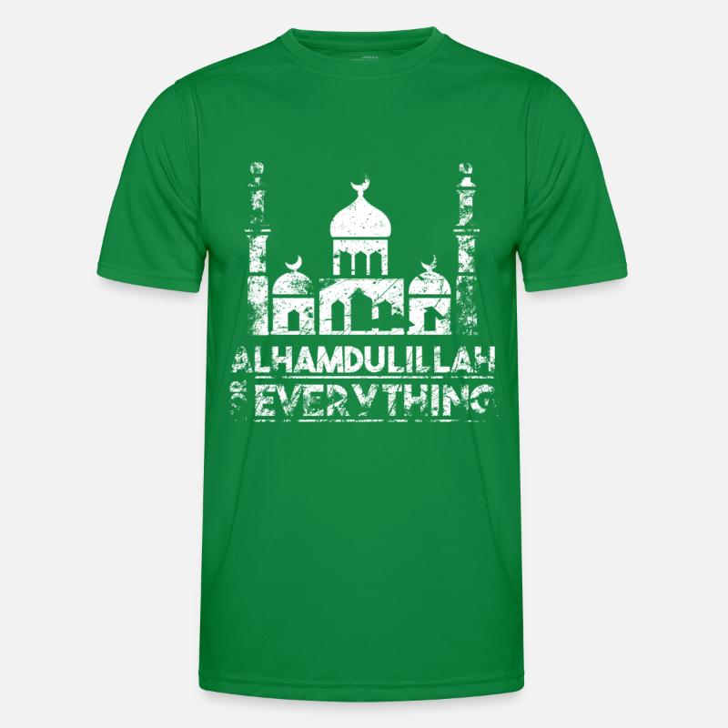 Alhamdullah Moschee Männer Funktions-T-Shirt
