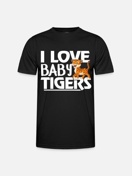 Baby Tiger - Men's Functional T-Shirt - black