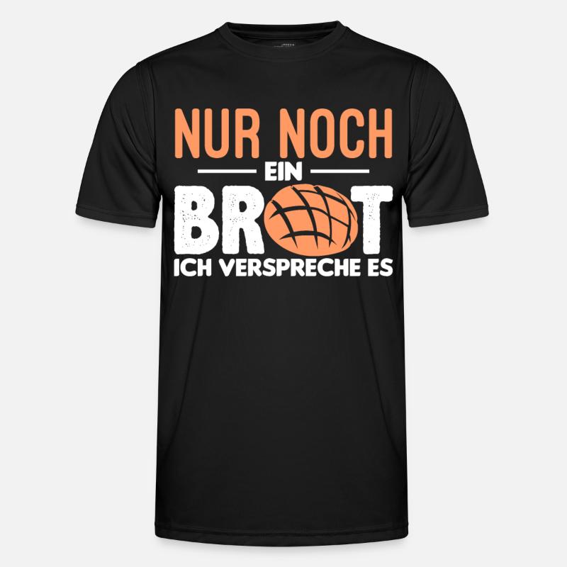 Hobbybäcker Brot Backen Bäcker Sauerteig - Männer Funktions-T-Shirt - Schwarz
