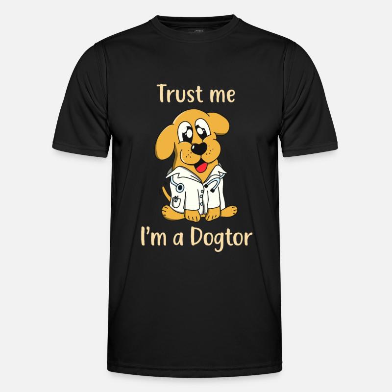 Dogtor - Men's Functional T-Shirt - black
