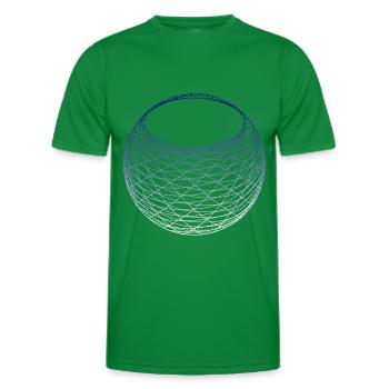 space internet star link 5g - Men's Functional T-Shirt - kelly green - Front - AI Model Male 178 dark (178cm)