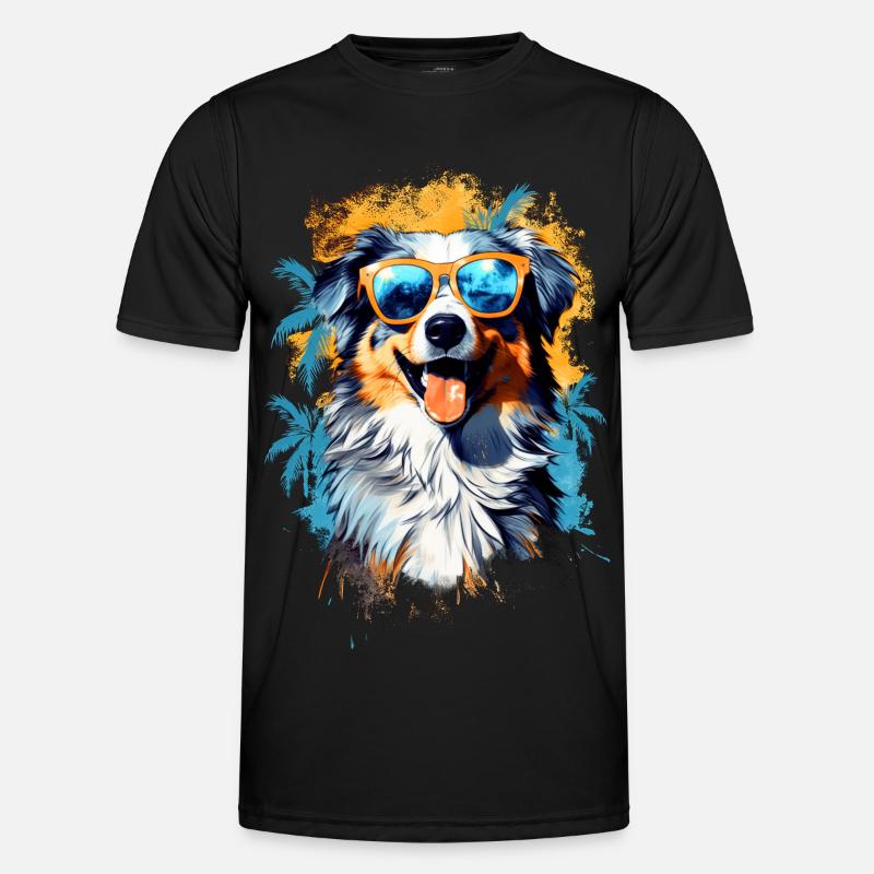 Australian Shepherd Men's Functional T-Shirt