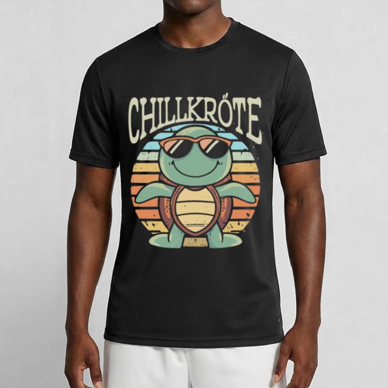 Relaxed Turtle Chill Toad Men's Functional T-Shirt