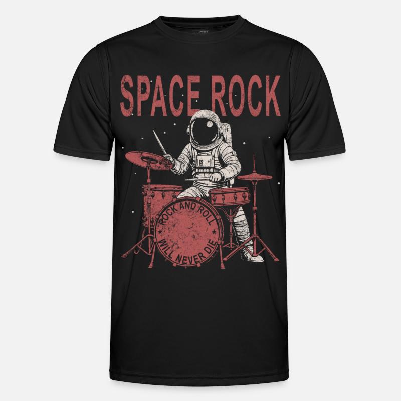 Space Rock Männer Funktions-T-Shirt
