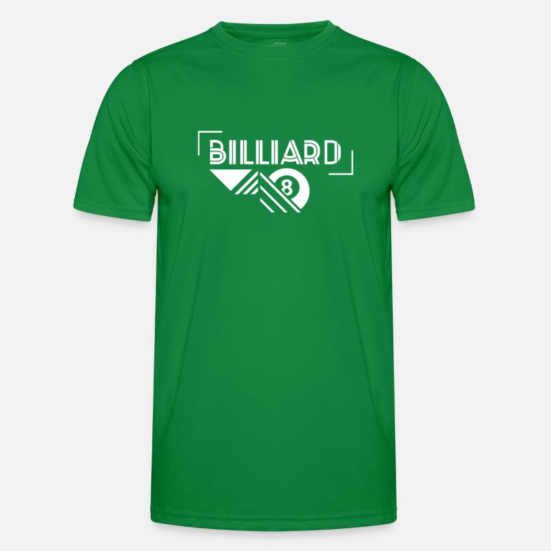 Pool Billard Männer Funktions-T-Shirt