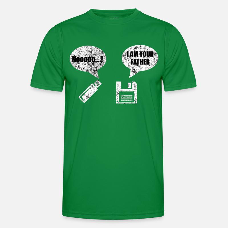 IT Informatik Technik Techniker Witz Spruch Lustig Männer Funktions-T-Shirt