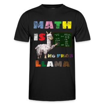 Math Joke - T-shirt sport Homme - noir - Devant - AI Model Male 178 dark (178cm)