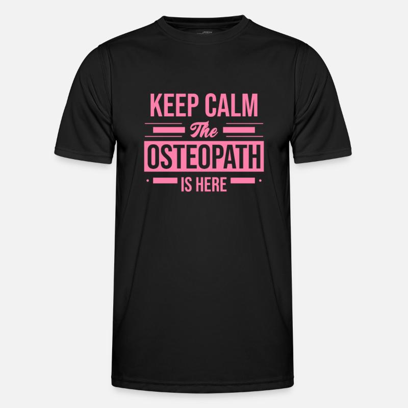 Osteopath osteopathy - Men's Functional T-Shirt - black