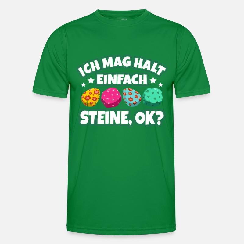 Steine Männer Funktions-T-Shirt