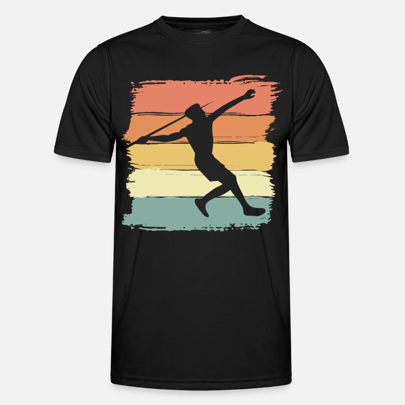 Lancer de javelot rétro T-shirt sport Homme