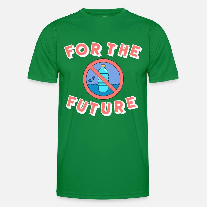 Nature Conservation Plastic Climate Change Men's Functional T-Shirt