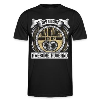Marriage Marriage - Men's Functional T-Shirt - black - Front - AI Model Male 178 dark (178cm)