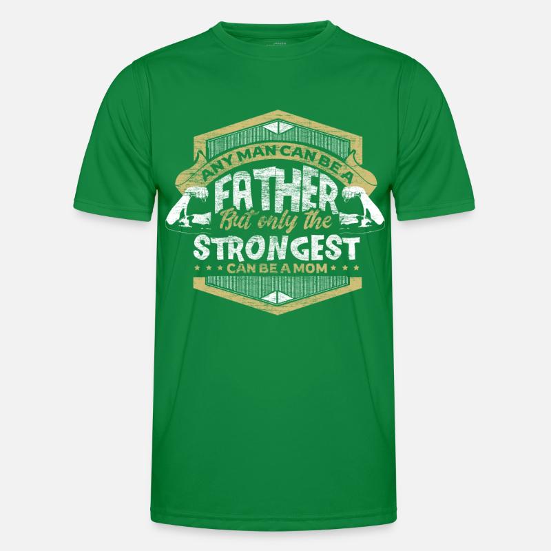 Alleinerziehender Vater Papi Eltern Geschenk Männer Funktions-T-Shirt