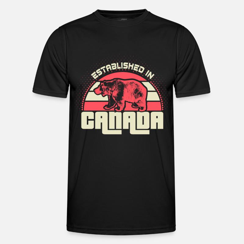 Drapeau canadien du Canada T-shirt sport Homme