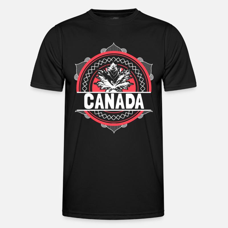 Canada Origin Gift - Men's Functional T-Shirt - black