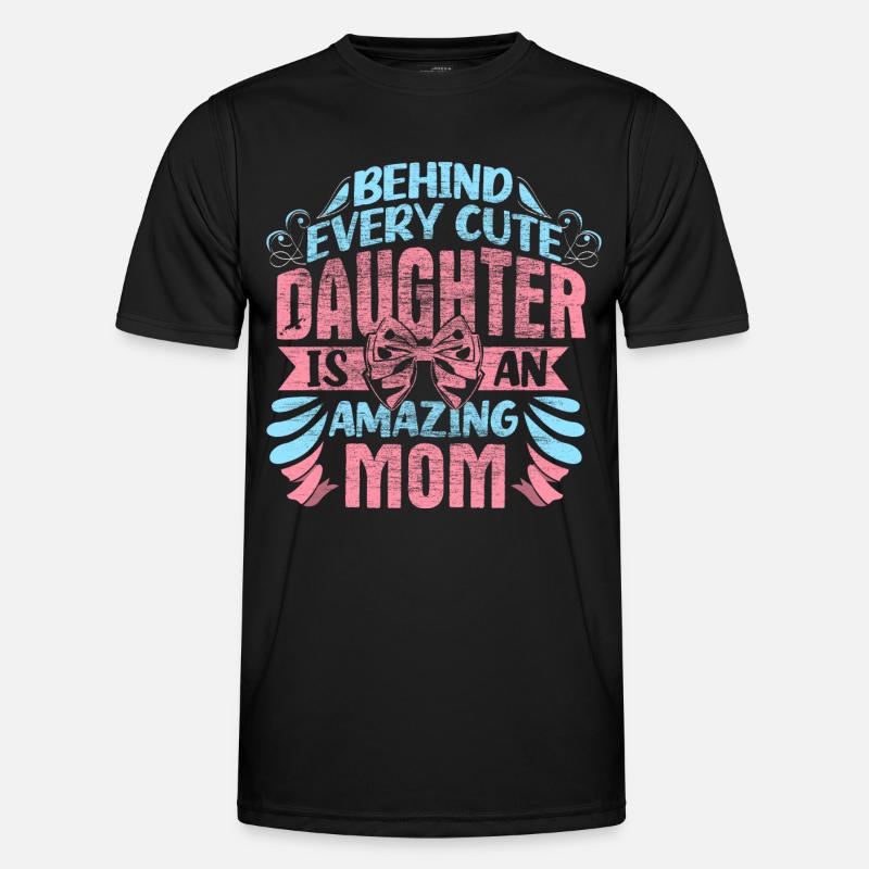 Mutter Tochter Beste Freunde Kind - Männer Funktions-T-Shirt - Schwarz