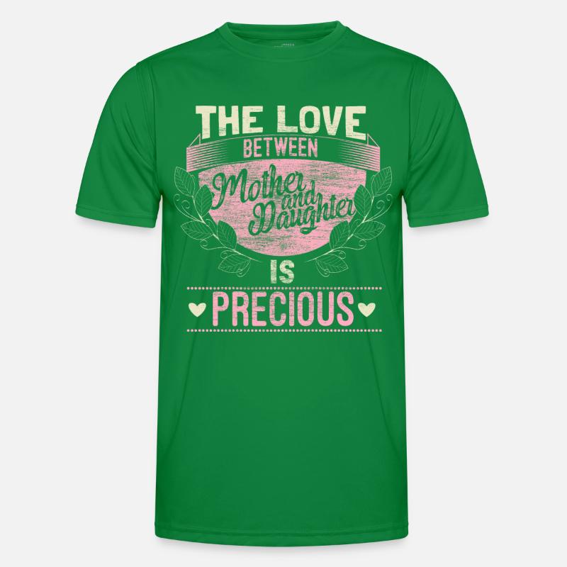 Mutter Tochter Männer Funktions-T-Shirt