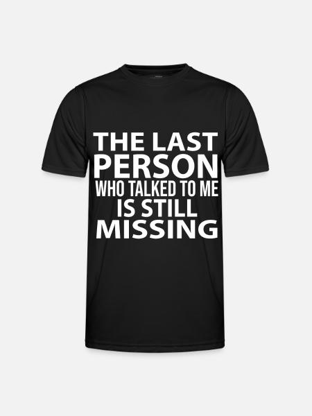 funny sayings - Men's Functional T-Shirt - black