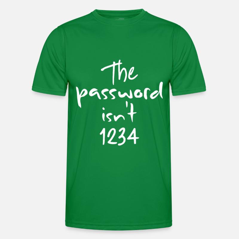 Password Nerd Internet Geek IT Informatics Gift Men's Functional T-Shirt