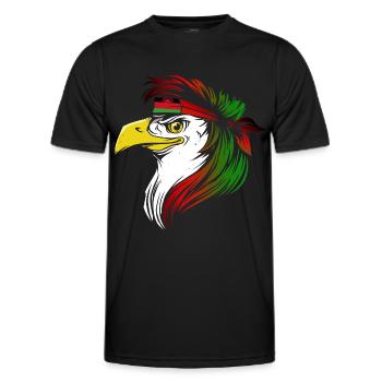 Malawi - Men's Functional T-Shirt - black - Front - AI Model Male 178 dark (178cm)