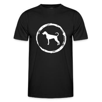 Doberman Doberman Pinscher Puppy Dog - Men's Functional T-Shirt - black - Front - AI Model Male 178 dark (178cm)