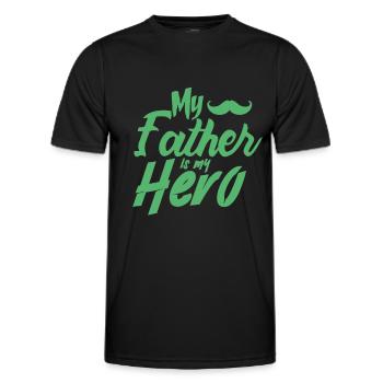 Father's Day Father's Day Father's Day Father's Day - Men's Functional T-Shirt - black - Front - AI Model Male 178 dark (178cm)