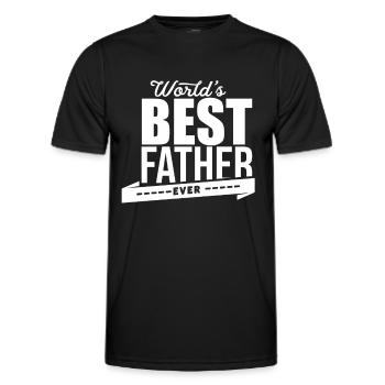 Father's Day Father's Day Father's Day Father's Day - Men's Functional T-Shirt - black - Front - AI Model Male 178 dark (178cm)