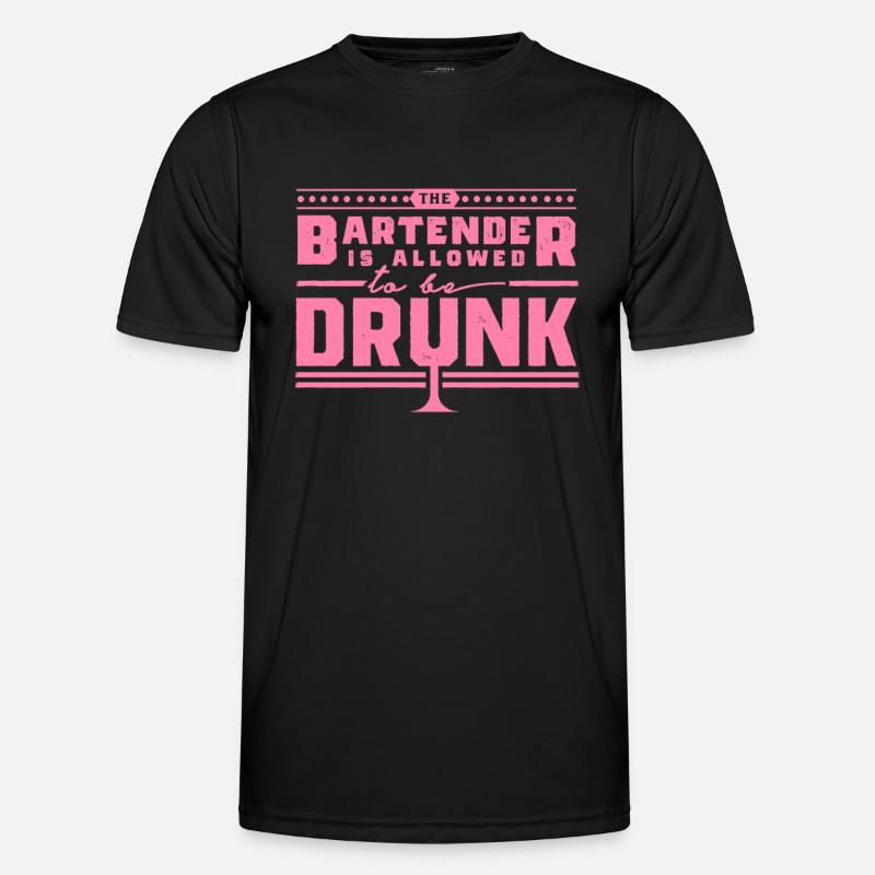 Bartender Bartender Bartender Bartender Bartender - Men's Functional T-Shirt - black