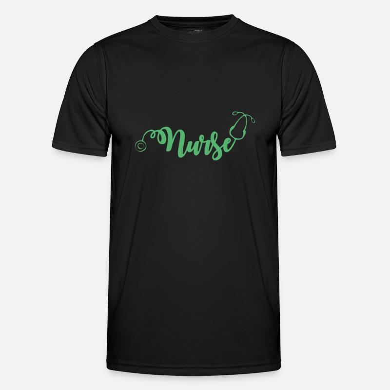 Krankenschwester Krankenschwester Männer Funktions-T-Shirt