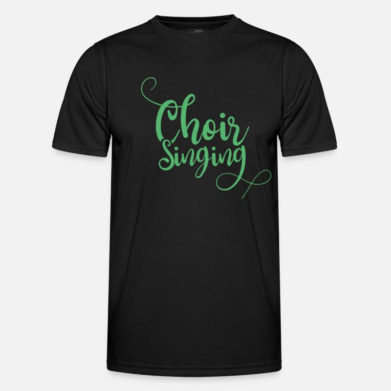 Chor Sänger Männer Funktions-T-Shirt