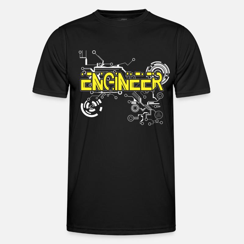 Engineer Technician Engineers Gifts - Men's Functional T-Shirt - black