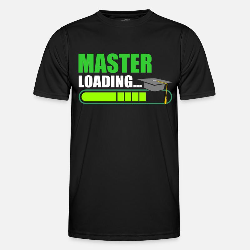 Master Loading Master's degree - Men's Functional T-Shirt - black