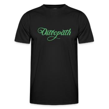 Team Osteopathie Osteopathin Osteopath Praxis - Männer Funktions-T-Shirt - Schwarz - Vorne - AI Model Male 178 dark (178cm)