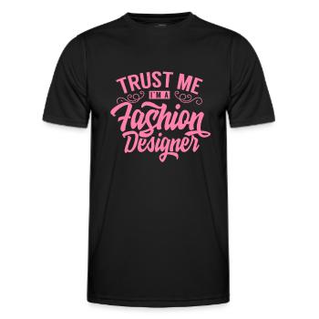 Créateur de mode créateur de mode styliste - T-shirt sport Homme - noir - Devant - AI Model Male 178 dark (178cm)