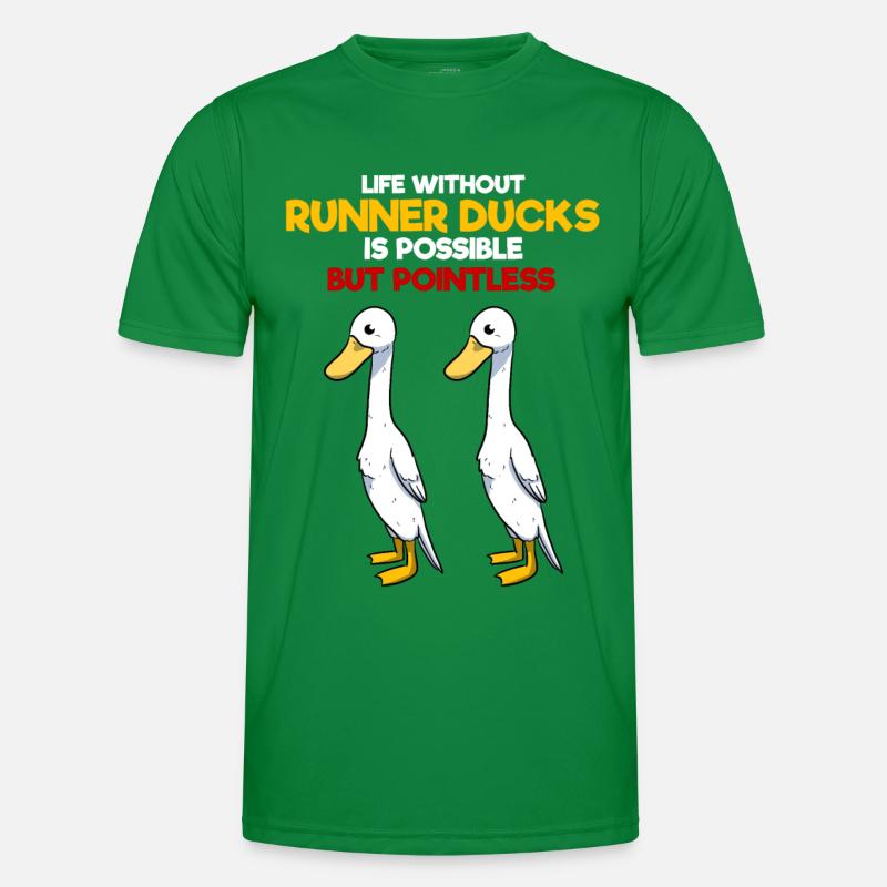 Running duck Men's Functional T-Shirt